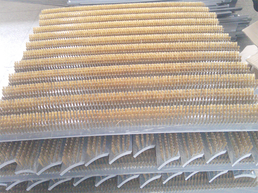 印染機械拉毛機鋼絲刷(PVC板栽鍍銅鋼絲)