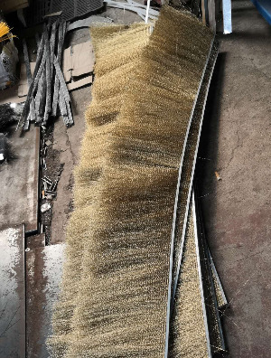 水泥窯窯頭密封鋼絲刷 水泥回轉(zhuǎn)窯窯頭鋼刷密封